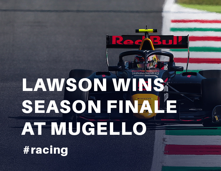 Lights to flag victory for Lawson in season finale